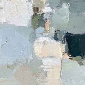 Decorative abstract oil painting